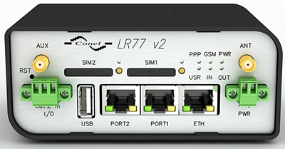LR77 v2 Full Plastic Conel 4G LTE Router